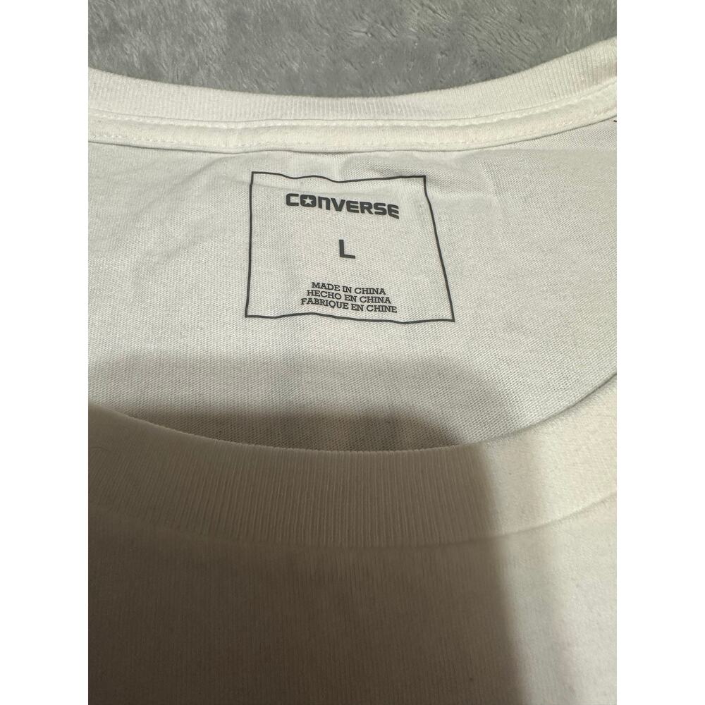 Converse White/Red Size: Classic Fit Large T-shirt - Picture 2 of 2